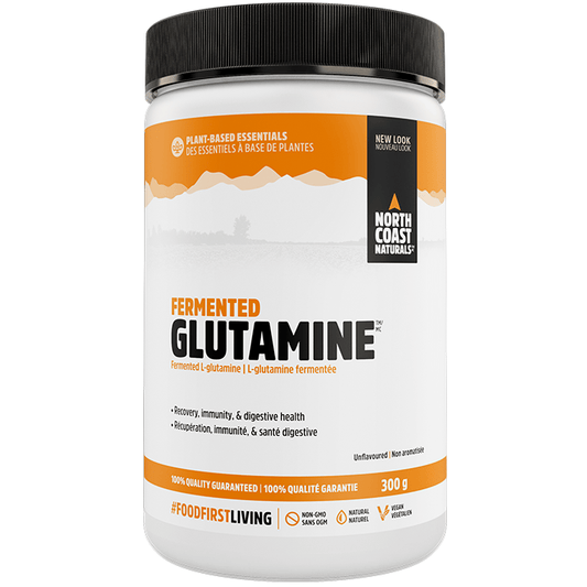 North Coast Naturals Fermented L-Glutamine Powder, 300g CLEARANCE 30% Off Expiry 09/26 Final Sale