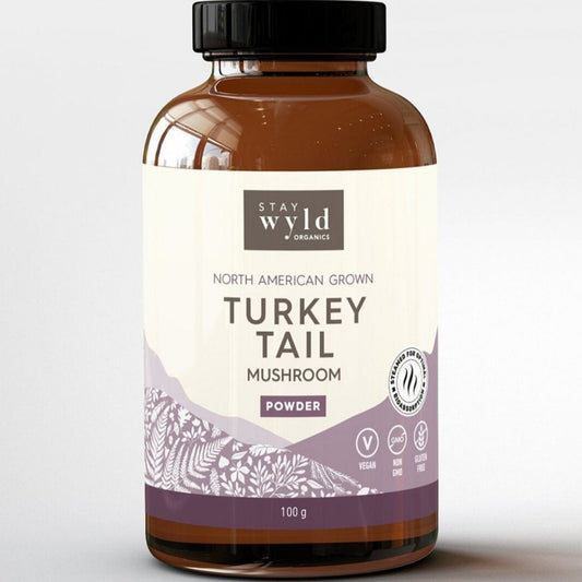 100g | Stay Wyld Organics Turkey Tail Mushroom Powder