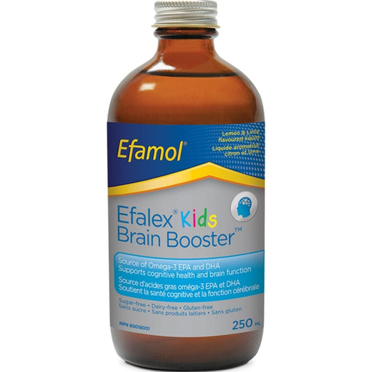 Efamol Efalex Kids Brain Booster Liquid Learning Ability and Concentration Support (ADHD, Dyslexia, Dyspraxia Relief), 250ml, 40% Off Expiry: Aug 2024, Final Sale