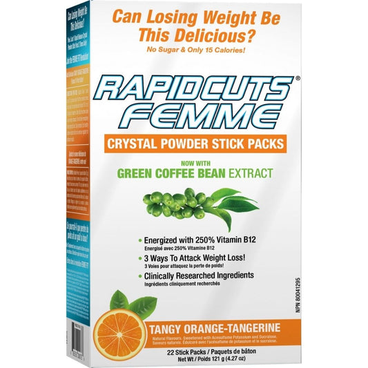 FEMMEFit Rapidcuts Femme Crystal Powder Packets, 22 Packets