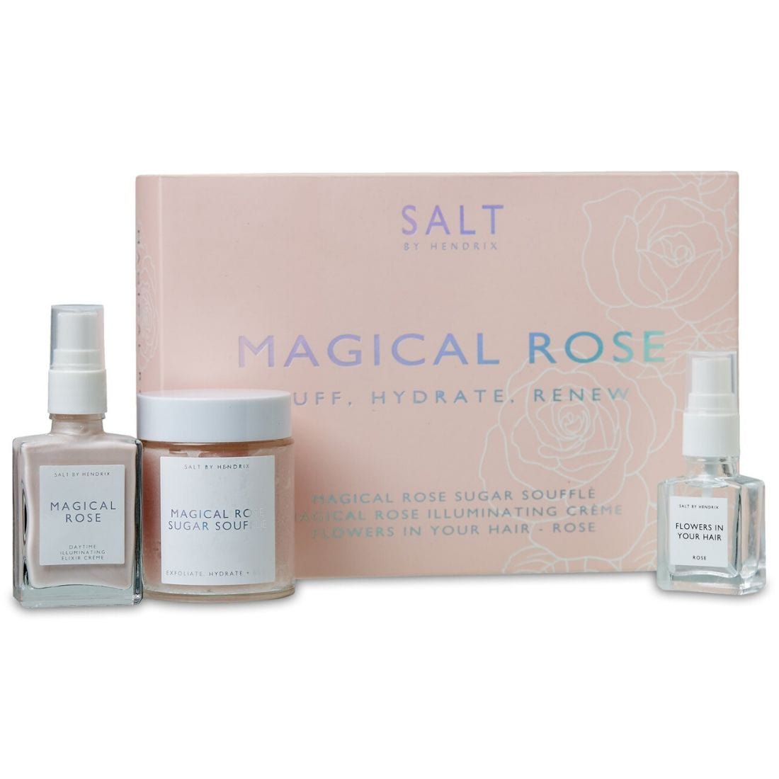 Salt By Hendrix Magical Rose GIFT SET (Buff, Hydrate, Renew)