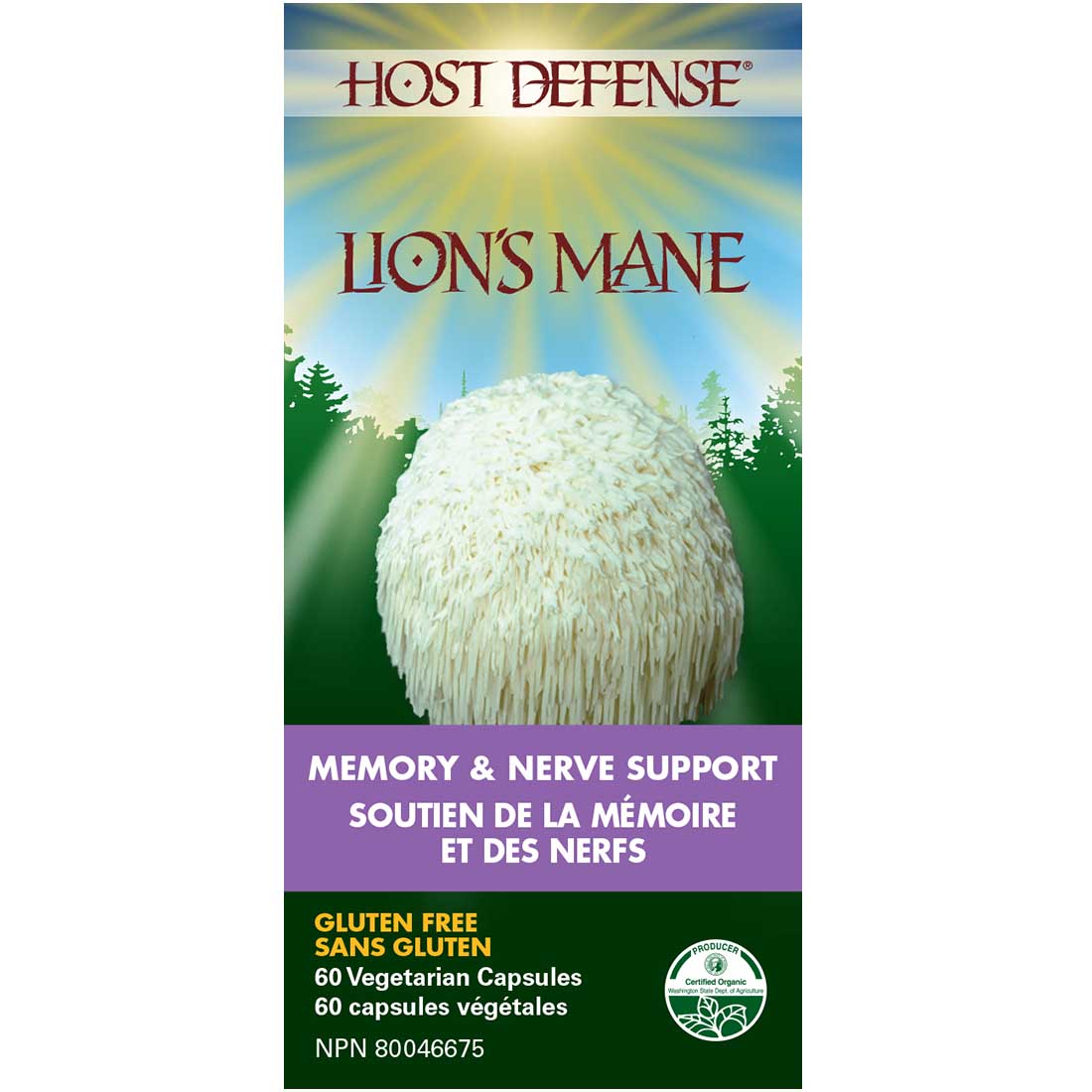 Host Defense Lion s Mane Memory Nerve Support