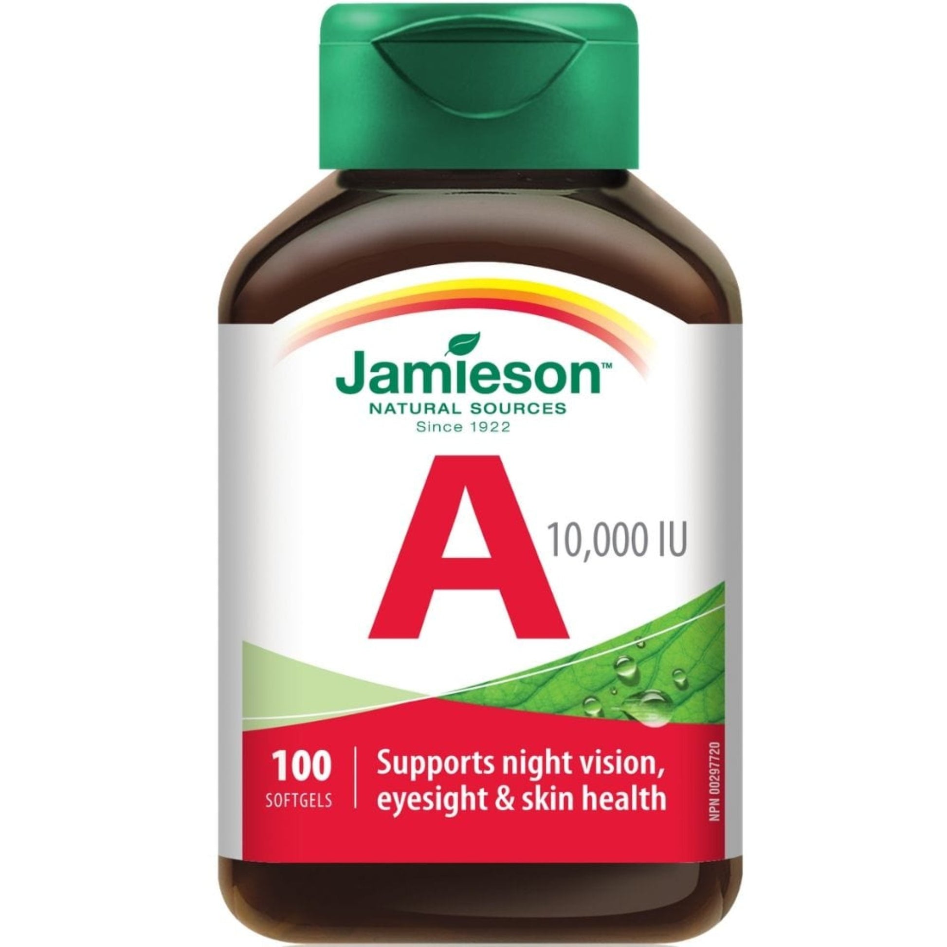 100 Softgels | Jamieson Vitamin A 10,000 IU