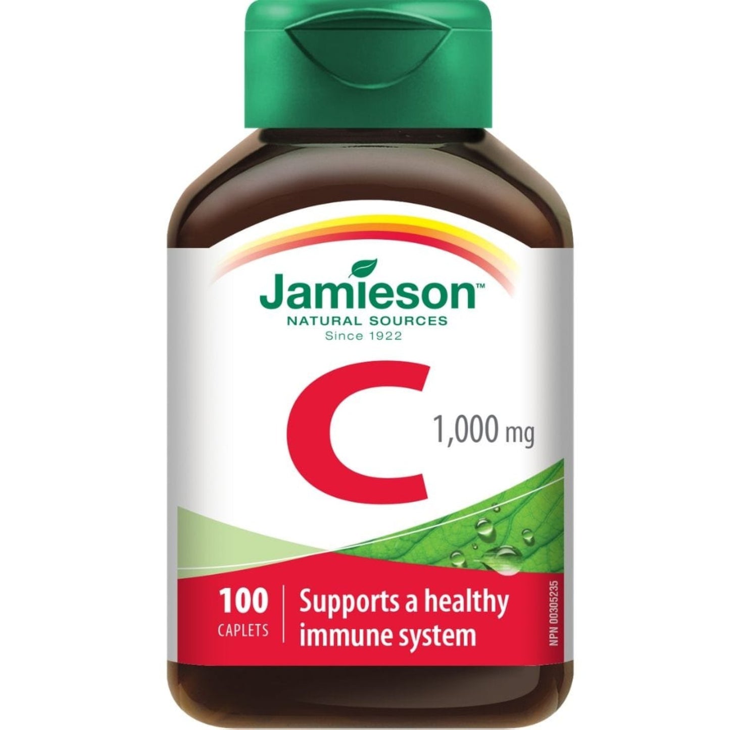 100 Caplets | Jamieson Vitamin C 1,000mg