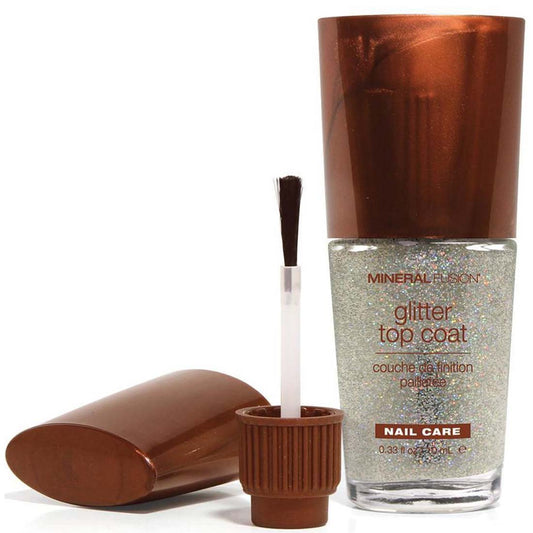 Mineral Fusion Glitter Top Coat, 10mL