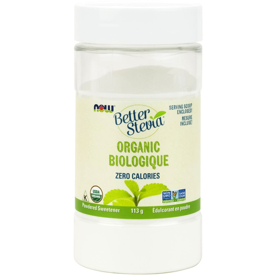 NOW Better Stevia Organic Extract Powder