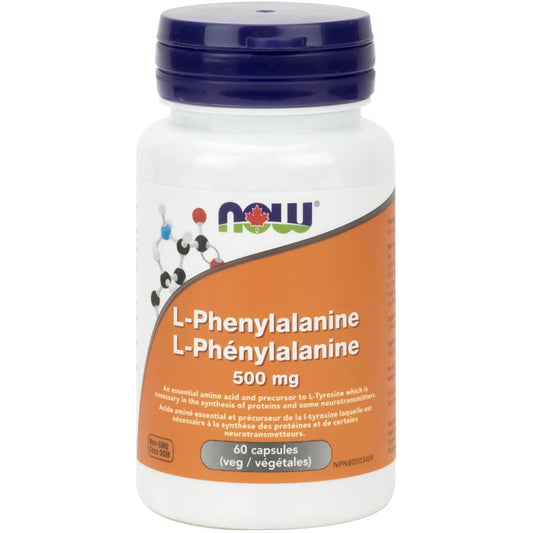 NOW L-Phenylalanine 500mg Capsules