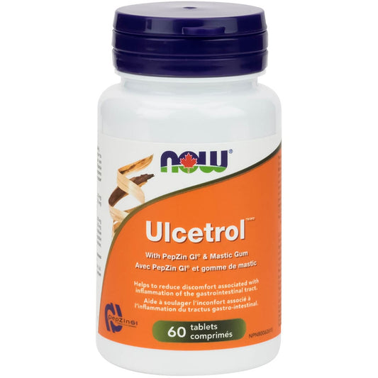 NOW Ulcetrol with PepZen GI, 60 Tablets