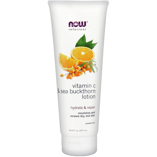 NOW Vitamin C & Sea Buckthorn Lotion, 237ml