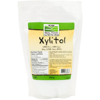 NOW Xylitol Powder, 100% Pure Natural Sweetener, Low Glycemic, Low Calorie Sweetener