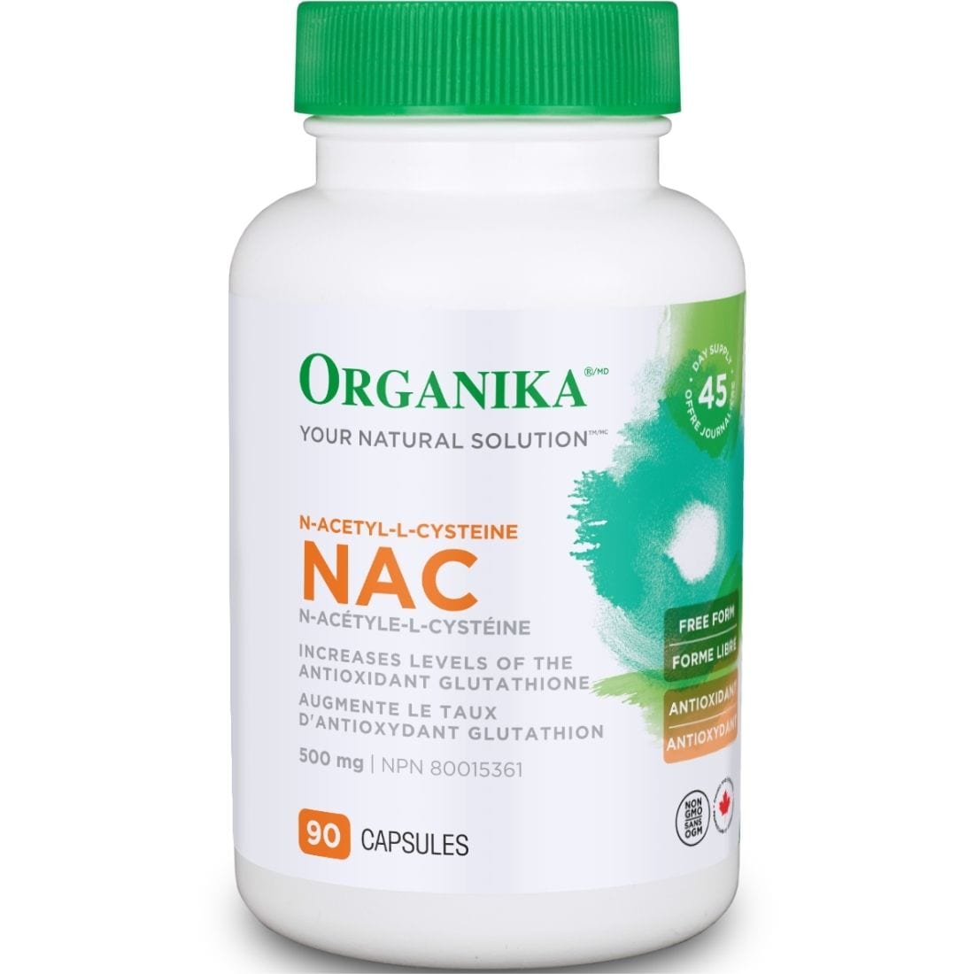 Organika NAC N Acetyl L Cysteine 500mg