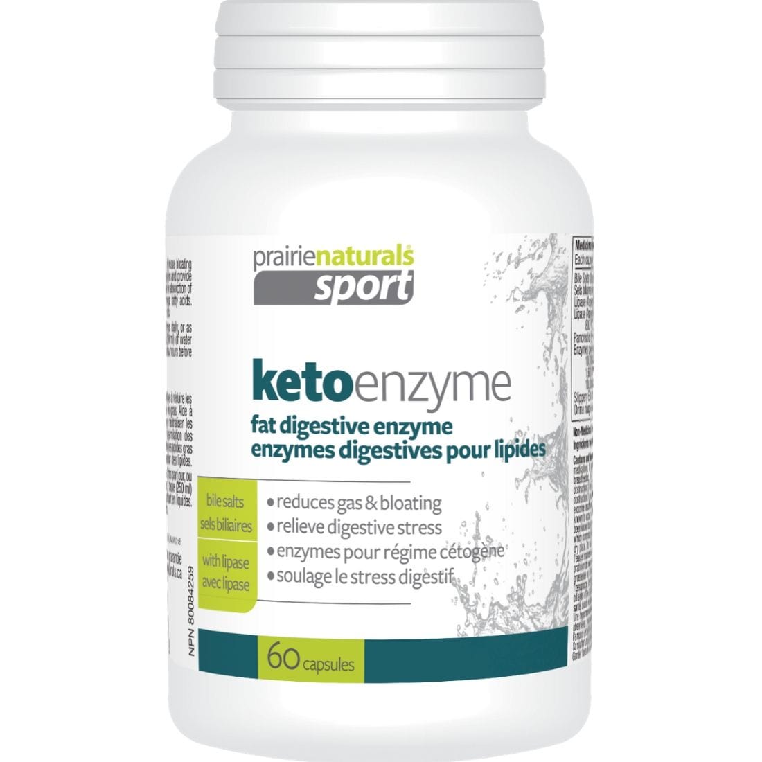 Prairie Naturals Sport Keto Enzyme (Fat Digesting Enzyme) Capsules