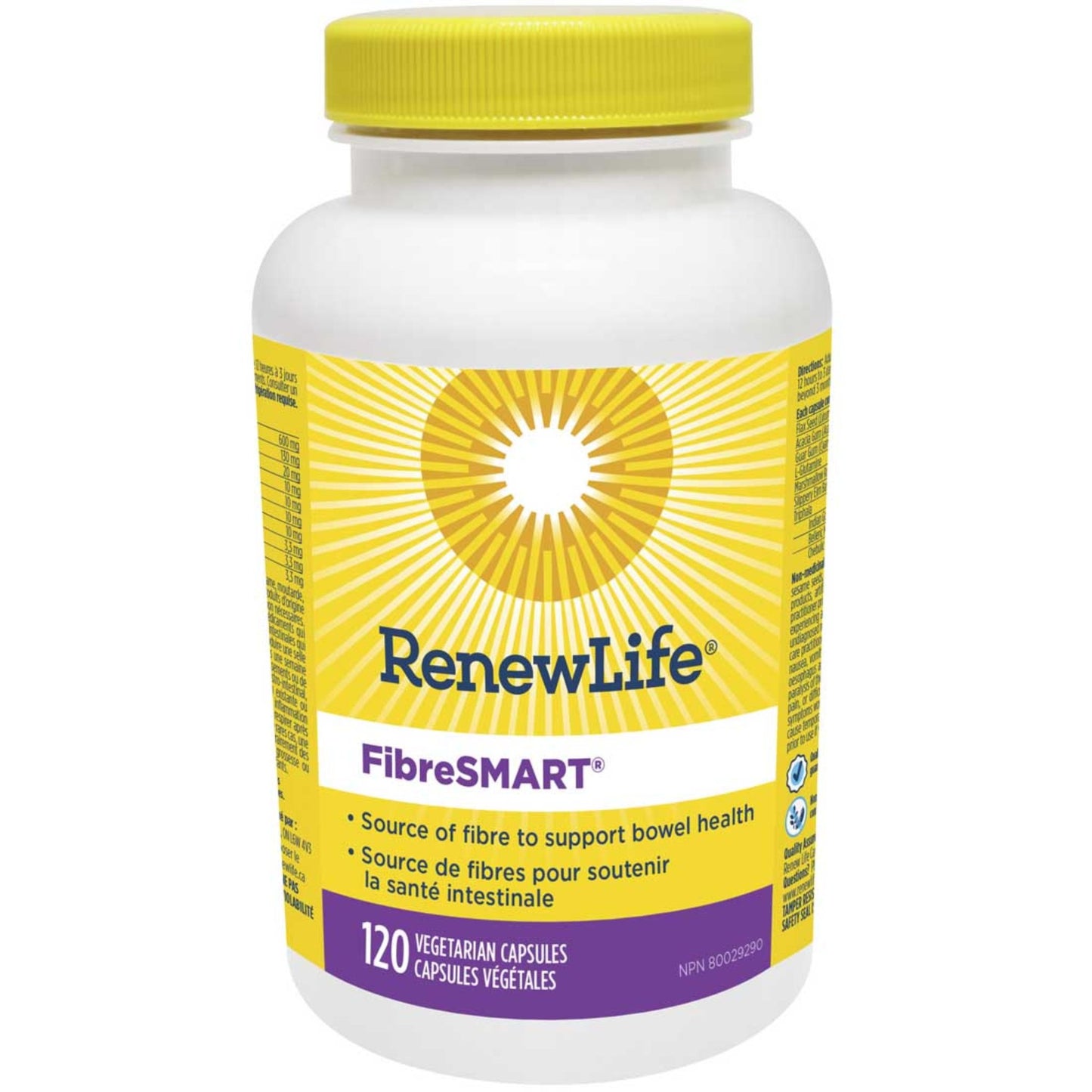 120 Vegetarian Capsules | RenewLife FibreSMART