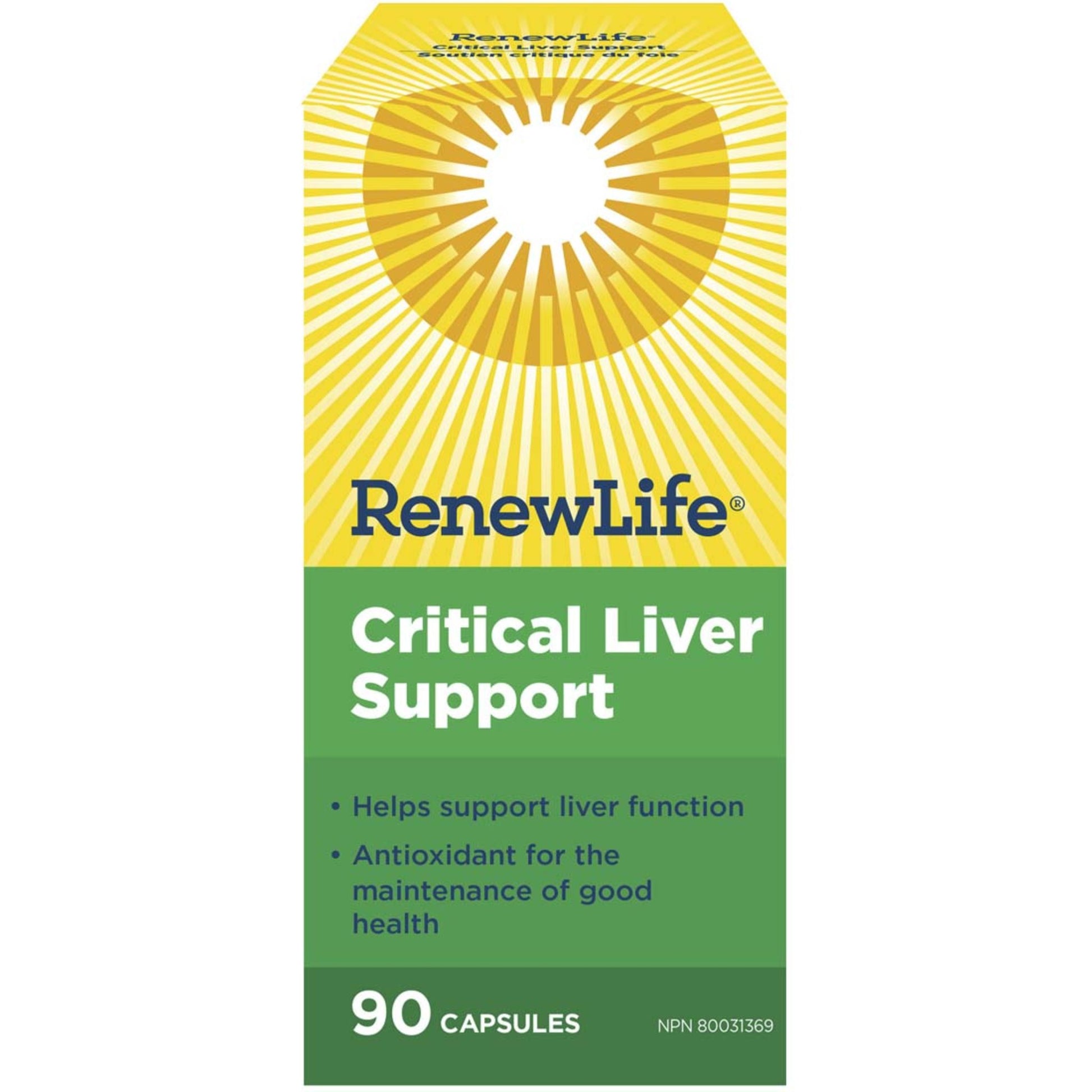 90 Capsules | RenewLife Critical Liver Support