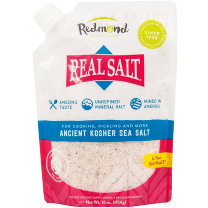 Redmond Real Salt Kosher Sea Salt (Ancient Kosher Sea Salt)