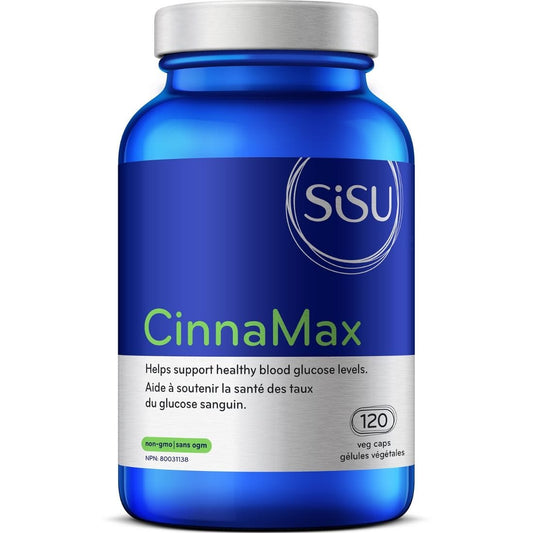 SISU CinnaMax Cinnamon Extract 150mg 20:1 (Equivalent of 3,000mg Cinnamon), 120 Vegetable Capsules