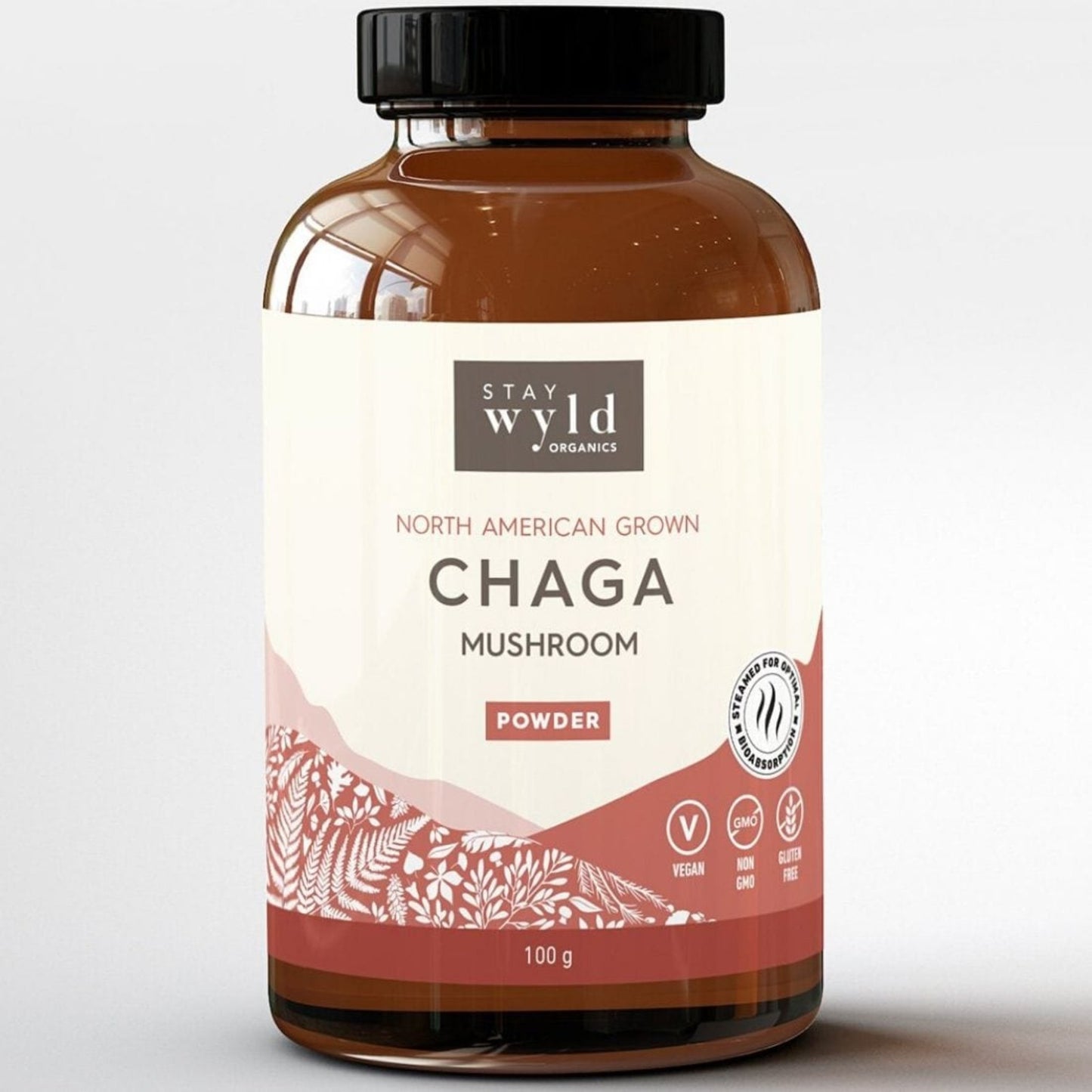 Unflavoured, 100g | Stay Wyld Organics Chaga Mushroom Powder