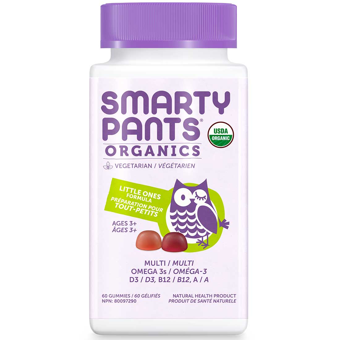 Smarty Pants Organic Prenatal Gummies  120 Gummies  YesWellnesscom