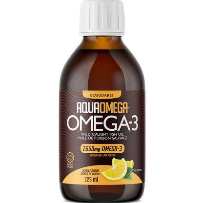 AquaOmega Daily Maintenance Omega 3 Fish Oil, 3X Extra Strength Liquid Fish Oil