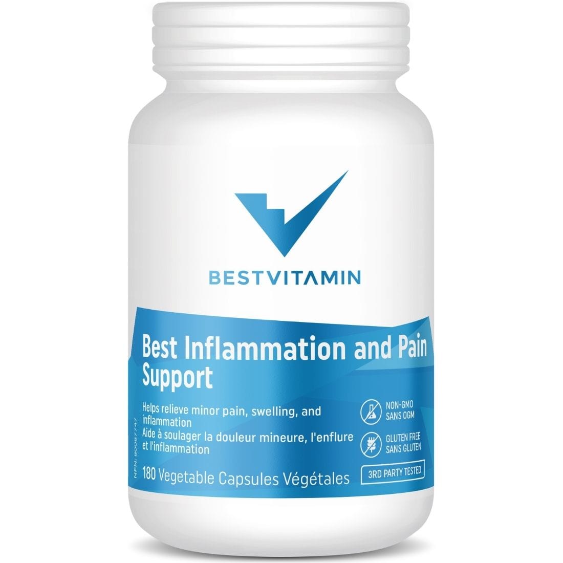 BestVitamin Best Inflammation and Pain Support, Helps relieve minor pain, swelling & inflammation