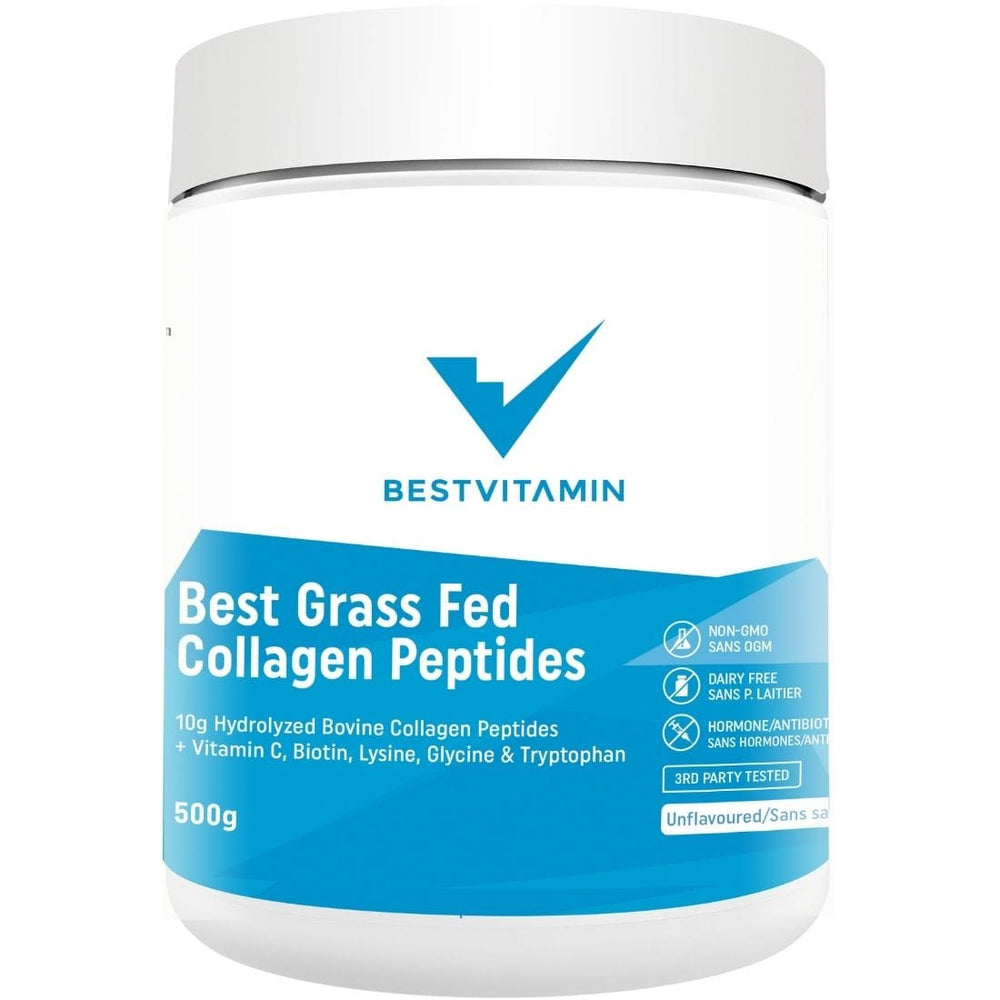 BestVitamin Best Grass Fed Collagen Peptides, 100% Pure & Flavourless Powder