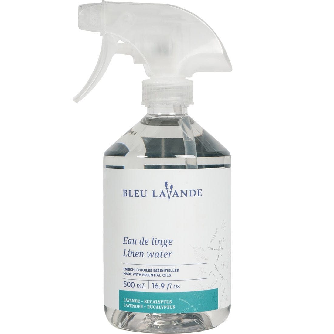 Bleu Lavande Lavender Eucalyptus Linen Water, 500ml