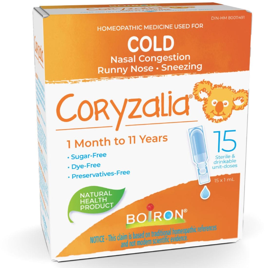 Boiron Coryzalia Cold for Children