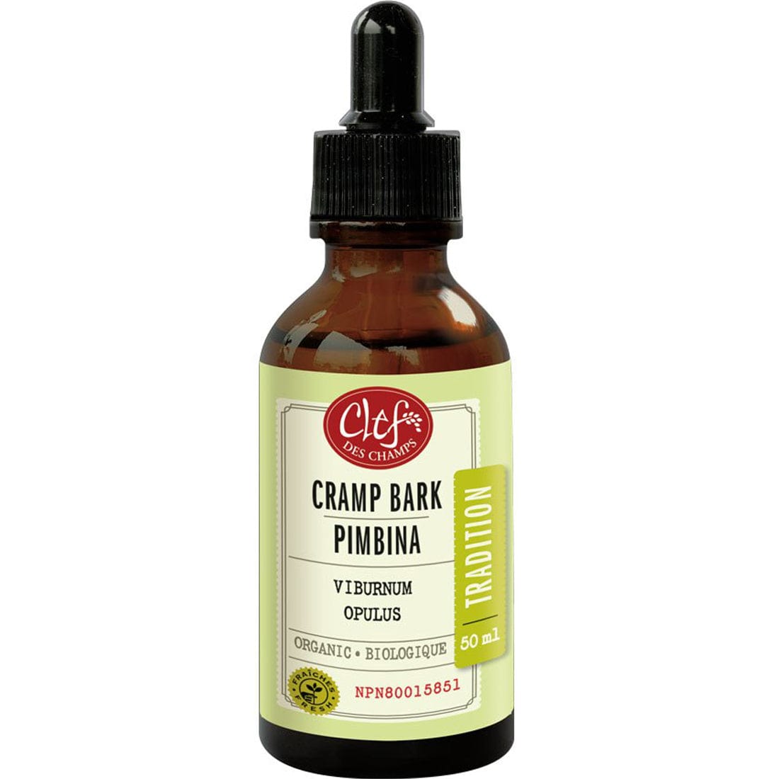 Clef des Champs Cramp Bark Tincture Organic, 50ml