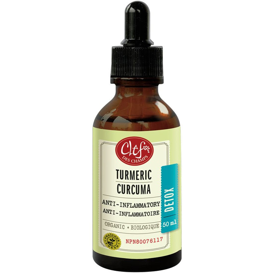 Clef des Champs Turmeric Tincture Organic, 50ml