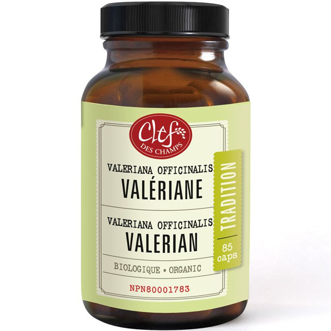 Clef des Champs Valerian Capsules Organic, 85 Capsules