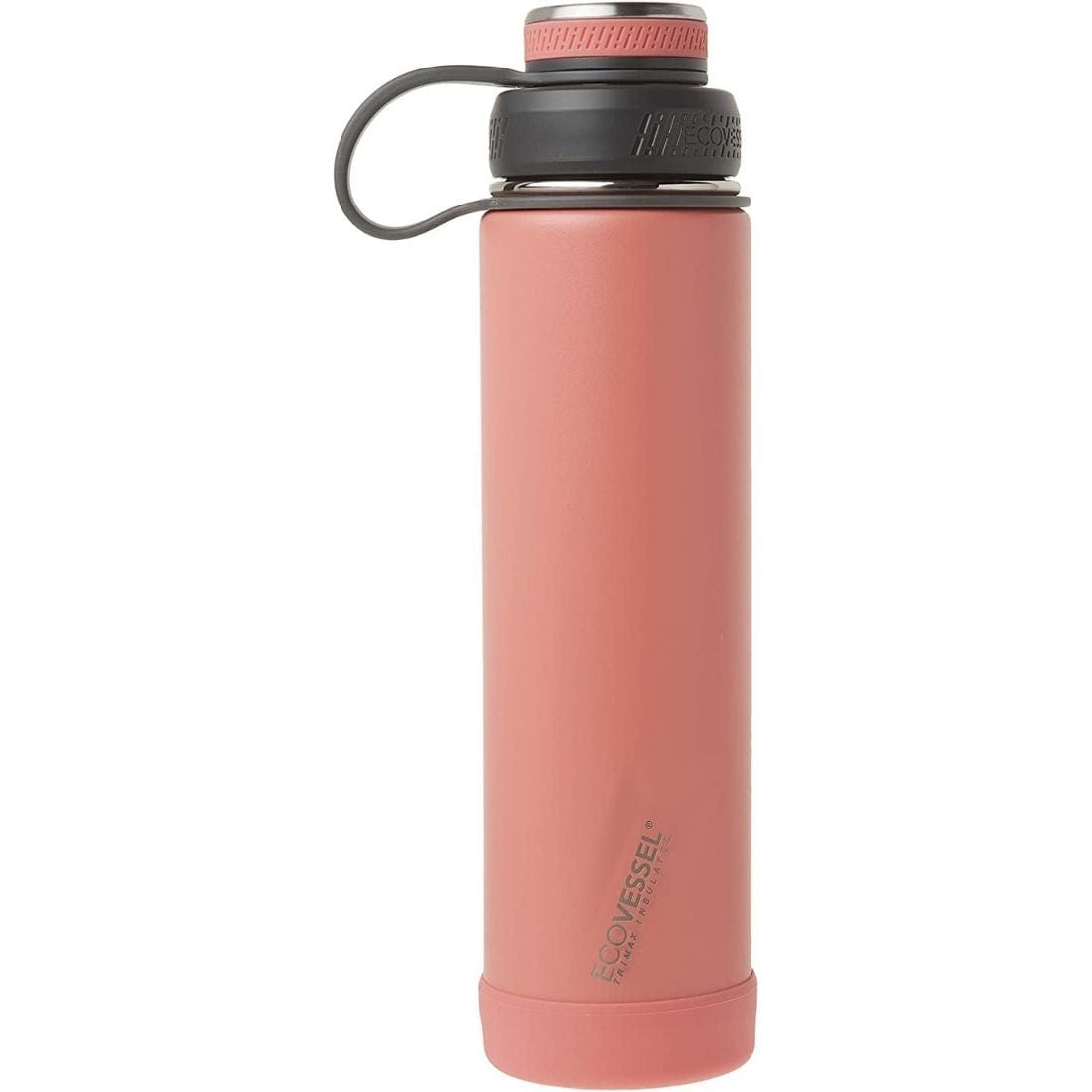 EcoVessel Boulder Stainless Steel Water Bottle, Triple Insulated, 14hr Hot, 74hr Cold with Tea Strainer, 710ml