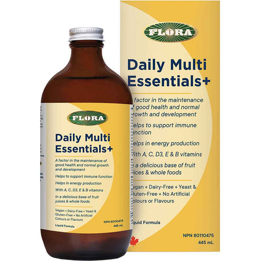 Flora Daily Multi Essentials+ Liquid Multivitamin