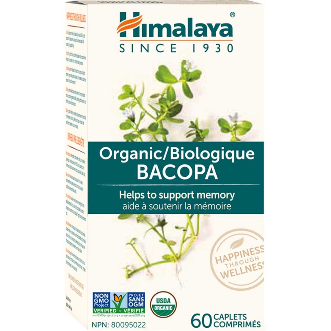 Himalaya Herbal Bacopa Brahmi 60 Caplets