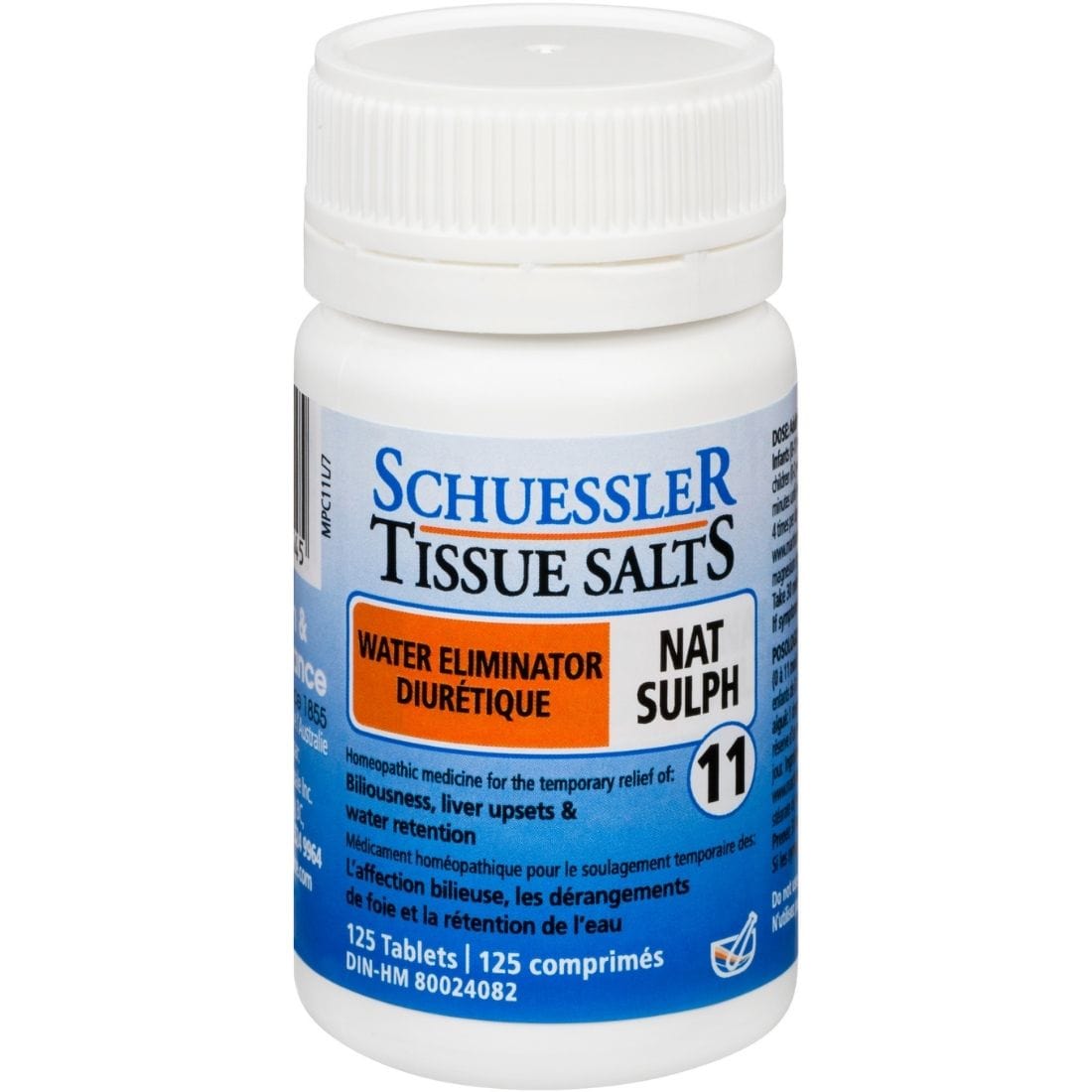 Martin & Pleasance Nat Sulph 11, 125 Tablets