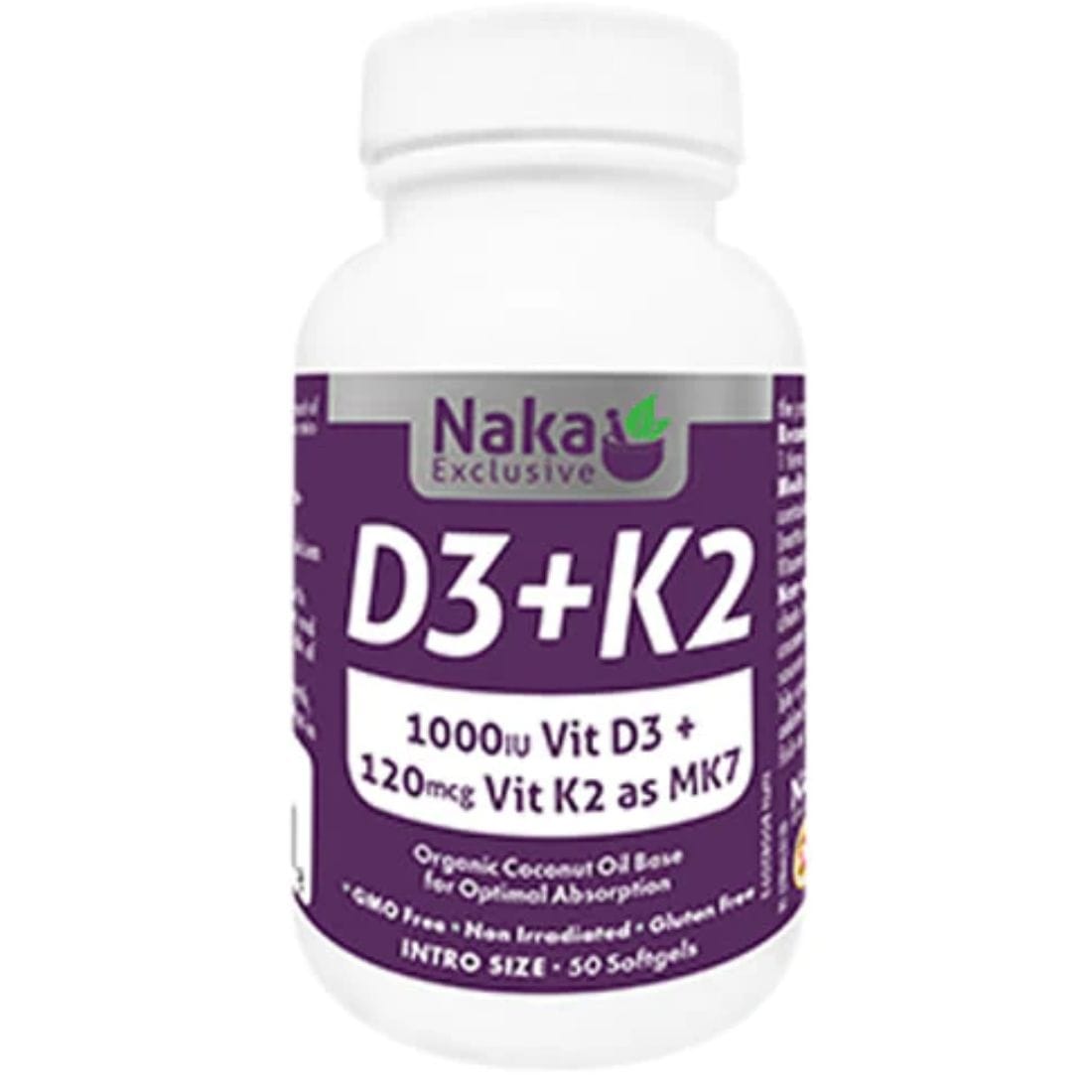 Naka Platinum D3 K2 Softgels