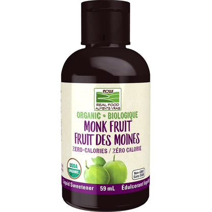 NOW Organic Monk Fruit Liquid Sweetener