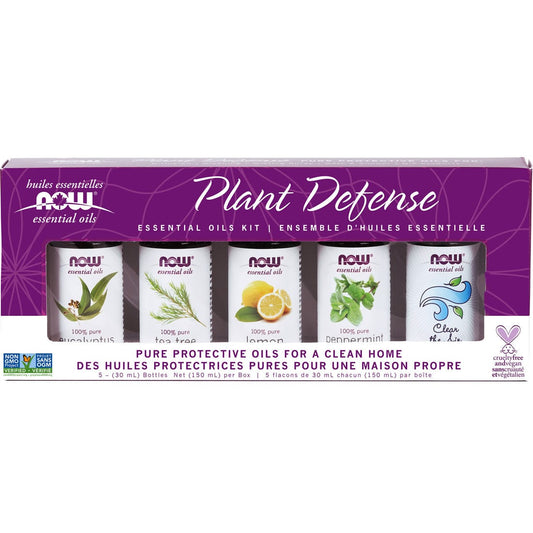 NOW Plant Defense Essential Oil Kit, 5x30ml