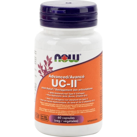 NOW UC-II Advanced Joint Relief, 60 Capsules