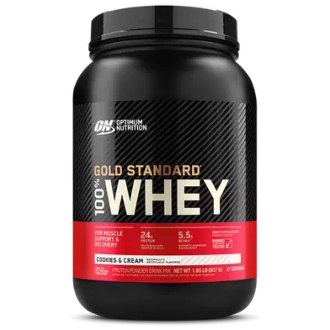 Optimum Gold Standard 100% Whey Protein, Gluten-Free, Banned