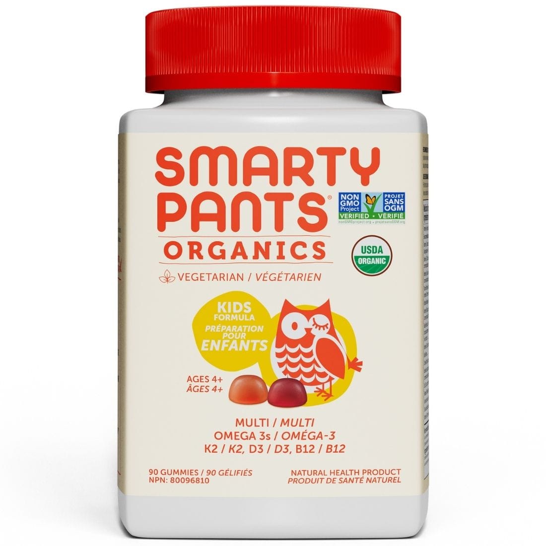 SmartyPants Organic Kids Formula Multivitamin Gummies – Vitamart.ca