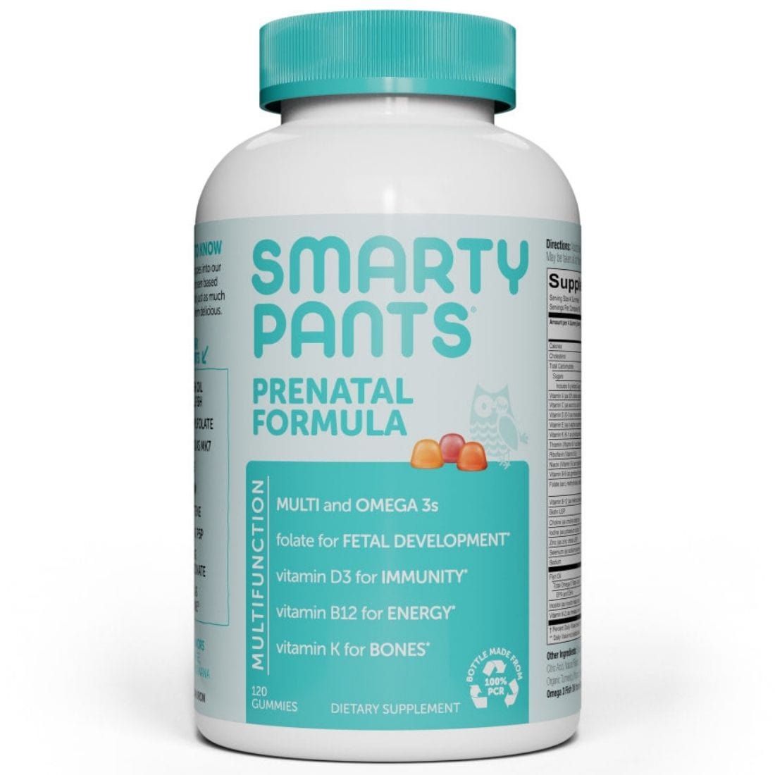 SmartyPants Prenatal Formula Gummy Multivitamins with Folate, B12 and ...