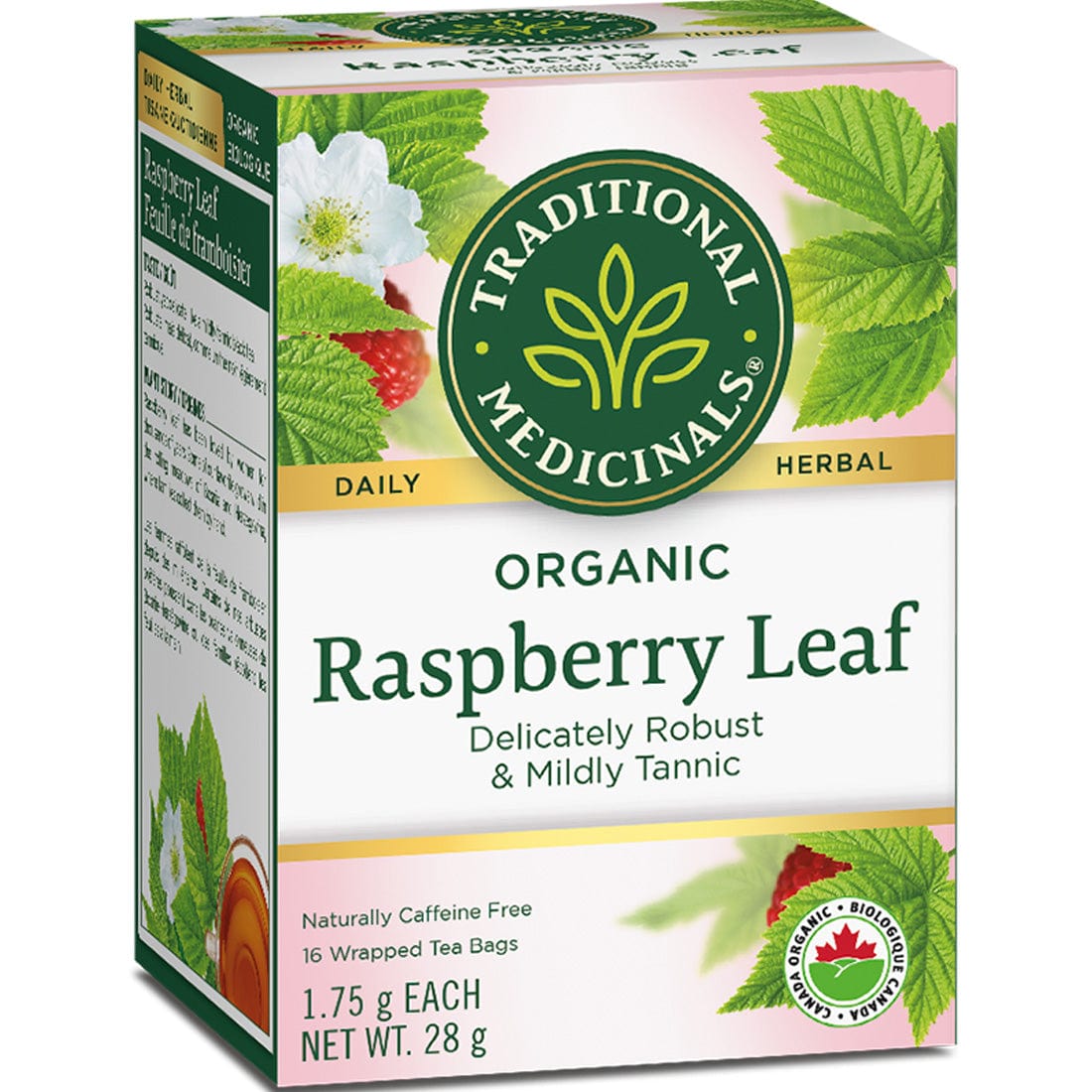 Traditional Medicinals Organic Raspberry Leaf 16 Tea Bags 2474